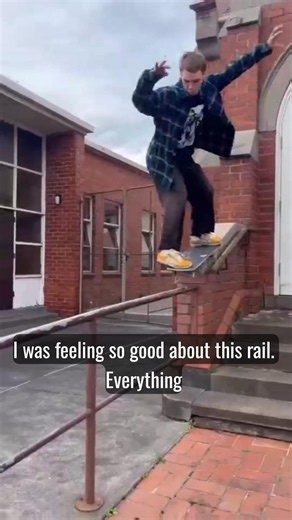 Insane Skateboard Rail Trick 🔥
