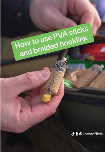 Using Braided Hook Links with PVA Sticks
