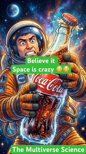 What Happens If You SHAKE a Coke on Every Planet? 🚀 #space #science #universe #astronomy #animation