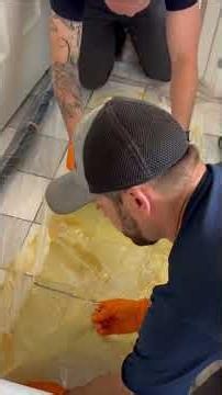 Pipe patching a 100 year old failed lead bend #tools #cool #plumbing #construction