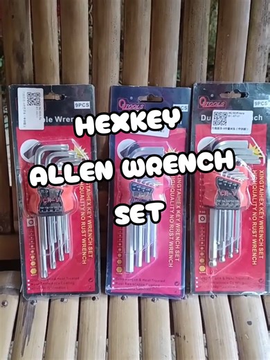 9pcs Hex Key Allen Wrench Set for Motorcycles and Bicycles