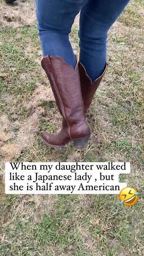 1.3K views · 4 comments | I believe because she is wearing leather boots that makes her walk doesn’t straight | Sandra Ellis | Facebook