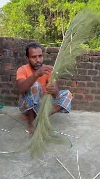 Handmade Jharu Kaise Banaye#jharu#broommaking#handmadejharu#indianvillage#traditionalcraft