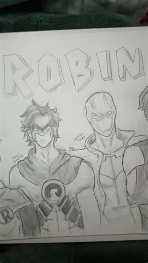 The Robins #art #robin #dc #redrobin #nightwing