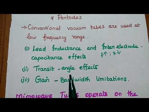Microwave Vacuum Tubes - An Introduction and Its Types