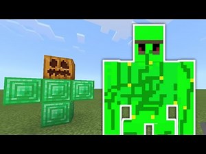 How to summon emerald golem in minecraft