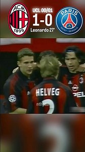 Ac Milan Vs PSG | Champions League 00/01 #dublagem