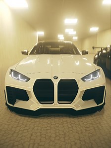 BMW Twins in Backrooms CGI Trailer | Blender Car Edit
