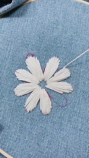 Creative Embroidery Ideas: Flower Designs on Jeans