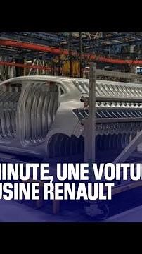 Chaque minute, une voiture sort de cette usine Renault