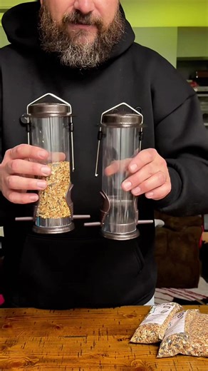 Create a bird-friendly space in minutes with this 2-pack sturdy metal bird feeder set. Each order includes 4 bags of seed mix so you can hang, fill, and start attracting feathered visitors right away. Built for outdoor use with convenient perches and a durable design that looks great in any yard or garden. 🐦🌿#BackyardBirding #BirdFeederSet #GardenEssentials #OutdoorDecor #TikTokShopCreatorPicks