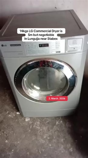 14kgs LG Commercial Dryer is 5m but negotioble Lungujja near Stabex