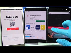 How to Transfer Files from SAMSUNG Device to MICROSOFT Surface Duo - Use Send Anywhere