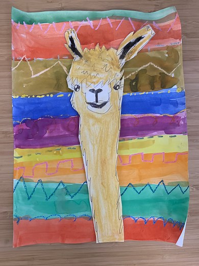 Llama & Peruvian Textile Art