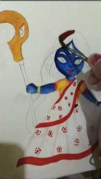 Cute Maa Kali drawing ( part -2)#art #diwalispecial #kalipuja