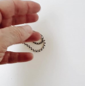 Adjustable Thick Venetian Box Chain Bracelet: Antique Silver Unisex Jewelry - Etsy