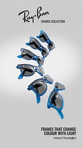 Effortlessly bold, dynamic and reactive, these iconic Wayfarer Original sunglasses come in a photochromic colorway that adapts to changing light. 👓 RB2140 Available in store and online here: https://bit.ly/3yYt6ud #VisionExpress #ExpressYourVision #RayBan #Eyewear #Sunglasses | Vision Express