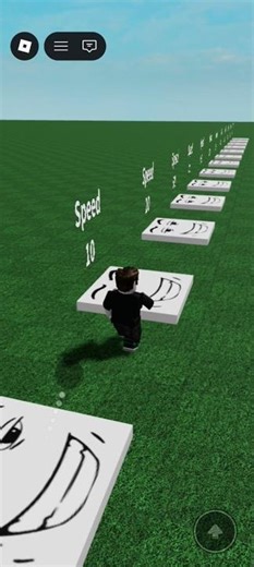 From SLOW to SUPER FAST in Roblox 😳⚡#roblox #robloxshorts