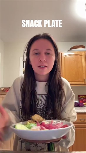 Snack plate for girl dinner is my FAVORITE kind of night #girldinner #nurse #snackplate #heatedriverly