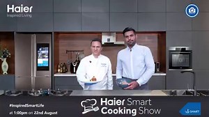 Let’s cook together! Tune in to Haier Smart Cooking Show to watch our Italian Chef prepare mouth-watering dishes for you. See you at 1PM tomorrow! Visit Haier Flagship Store to know more about the products. #Haier #SmartKitchen #InspiredSmartLife | Haier