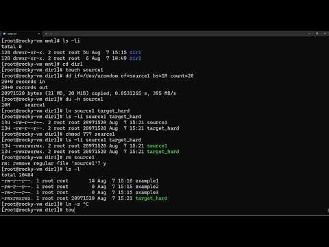 Difference between soft link and hard link