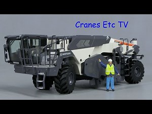 NZG Wirtgen WR 240 X Cold Recycler and Soil Stabiliser by Cranes Etc TV