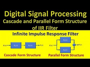 Cascade and Parallel Form Realization of IIR Filter | Digital Signal Processing | IIR filter