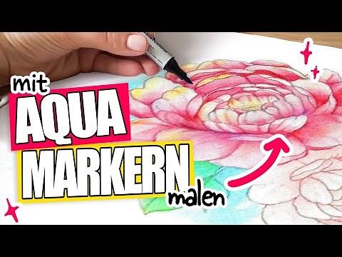 ANFÄNGER müssen DAS wissen! Alles zu Material & Techniken mit AQUAMARKERN