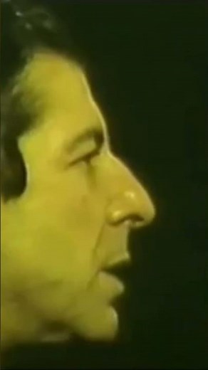 Leonard Cohen performing “Avalanche”