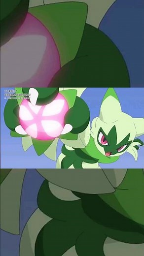 ¡Así EVOLUCIONÓ la SPRIGATITO de LIKO! 🥺 (Ep. 45) #anipoke #pokemonhorizons | Scorph #shorts