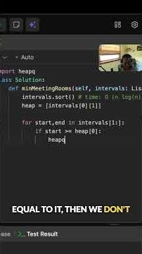 Meeting Rooms II (LeetCode 253) — Min Heap + Sorting Explained #lindorcodes #leetcode #heap
