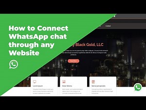 How to connect WhatsApp chat through Website Tutorial | HTML & CSS | 2021
