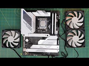 How to wire Hyte FA12 Flow fans in PC