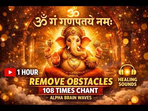 Om Gam Ganpataye Namah 108 Times Chant Remove All Obstacles Instantly Ganesh Mantra for Success