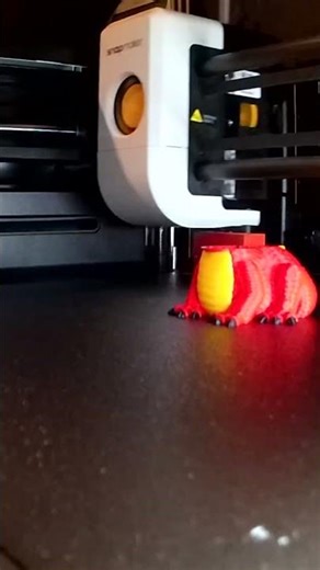 First 3D print with my ‪@Snapmaker‬ U1. #timelapse #snapmaker #3dprinter