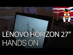 Lenovo IdeaCentre Horizon Hands On - 27 inch Tablet CES 2014 [ENG]