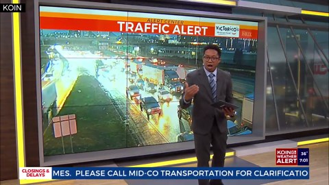 Semi-truck roll over blocks traffic through Portland