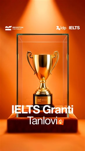 REGISTON O'quv Markazi on Instagram: "1400 ta grantdan birini qo’lga kiriting! 🏆 Registon o’quv markazi va IDP IELTS test markazi hamkorligida umumiy qiymati 3.2 mlrd so’mlik “Registon IELTS Granti” loyihasining 5-mavsumi boshlandi. 📚 Ushbu grant orqali respublika bo’yicha 1 400 nafar yoshga bepul ingliz tili o’qitish maqsad qilingan. Grant g’oliblari: ✅ 3 oy mobaynida mutlaqo bepul taʼlim olish, ✅ Mock imtihonlarida ishtirok etish, ✅ Eng kuchli mentorlar va ekspertlardan bilim egallash, ✅ Reg