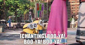 (CHANTING) Boo-ya! Boo-ya! Boo-ya!