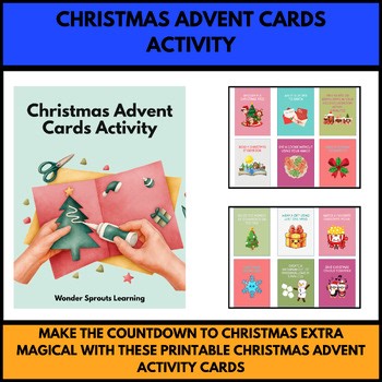 Christmas Advent Cards Activity | Printable Holiday Fun for Kids