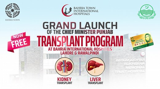 The CM Punjab Transplant Program has been Successfully started at Bahria International Hospitals in Lahore, Orchard, Rawalpindi Phase 8, and Rawalpindi Safari, marking a significant achievement in healthcare. Through this initiative, patients can receive free Liver & Kidney Transplant services, ensuring high-quality treatment without any financial stress. Visit Bahria International Hospitals today or contact us for more information! BAHRIA TOWN INTERNATIONAL HOSPITALS CONTACT NUMBERS Bahria Inte