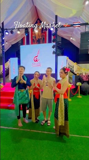 This Traditional Thai cultural show 🎭 in Pattaya Floating Market Thailand #pattaya #thailand