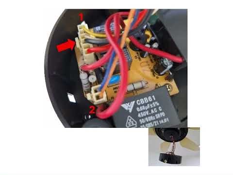 Detach Deka fan controller board cable connectors