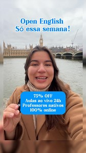 146K views · 1.3K reactions | Bora tirar a meta do papel e aprender inglês com 75%OFF? Estude com professores nativos. Comece hoje! 朗 | Open English | Facebook
