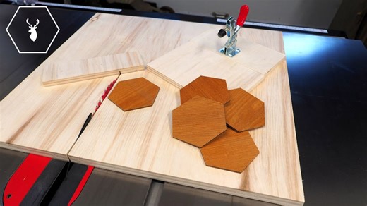 Hexagon cutting jig tutorial