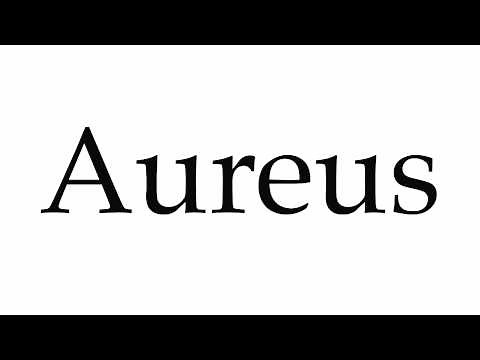 How to Pronounce Aureus