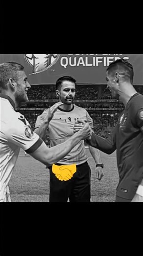 Handshake with ronaldo #trendingshorts #ronaldoedits