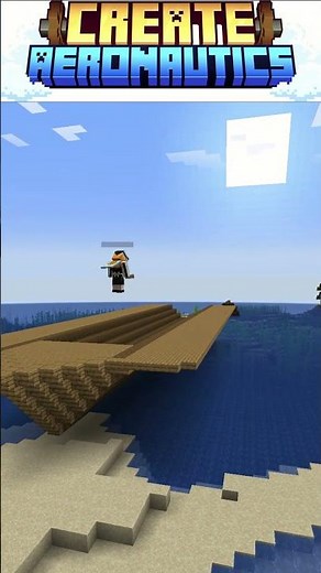 クリエイトエアロノーティクスを使って飛行船を作る(前編）#create#minecraft