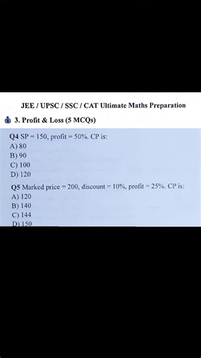 Profit and Loss Formula & Shortcuts for Exams
