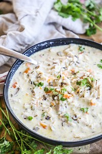 Creamy Chicken Wild Rice soup is the soup that basically runs fall at my house! It's thick, creamy, and the crockpot dinner that always gets a "please make this again." It’s no wonder this made it into our top 12 list of Bonus points for being elite the next day for lunch 😆 📩 Comment 𝐖𝐢𝐥𝐝 𝐑𝐢𝐜𝐞 𝐒𝐨𝐮𝐩 and I will DM you the recipe. Keep following along so you can get the rest of our Top 12 recipes of 2025! *𝑴𝒂𝒌𝒆 𝒔𝒖𝒓𝒆 𝒕𝒐 𝒇𝒐𝒍𝒍𝒐𝒘 𝒎𝒚 𝒂𝒄𝒄𝒐𝒖𝒏𝒕 𝒔𝒐 𝒕𝒉𝒂𝒕 𝒎𝒚 𝑫𝑴